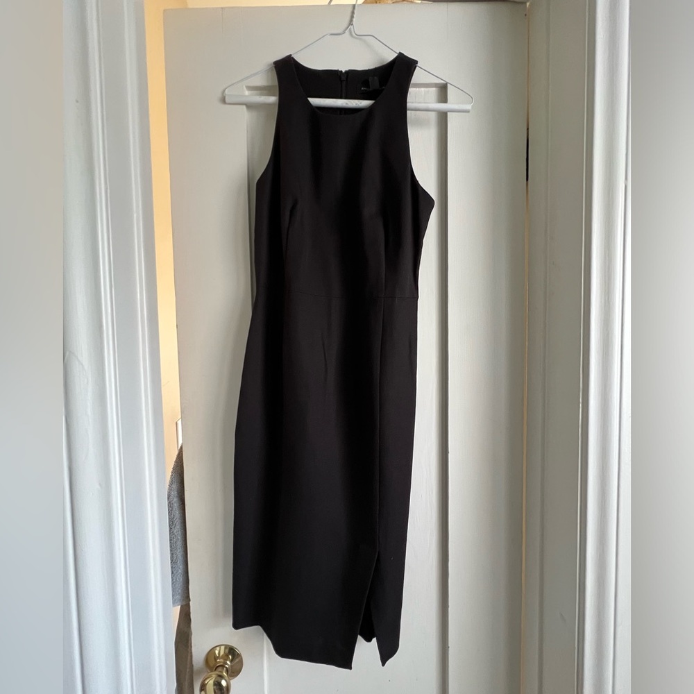 NWT Banana Republic Black petite dress racerback sz 2p